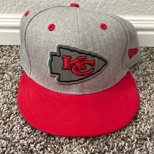 New Era fitted hat 7 5/8 Kansas City Chiefs
